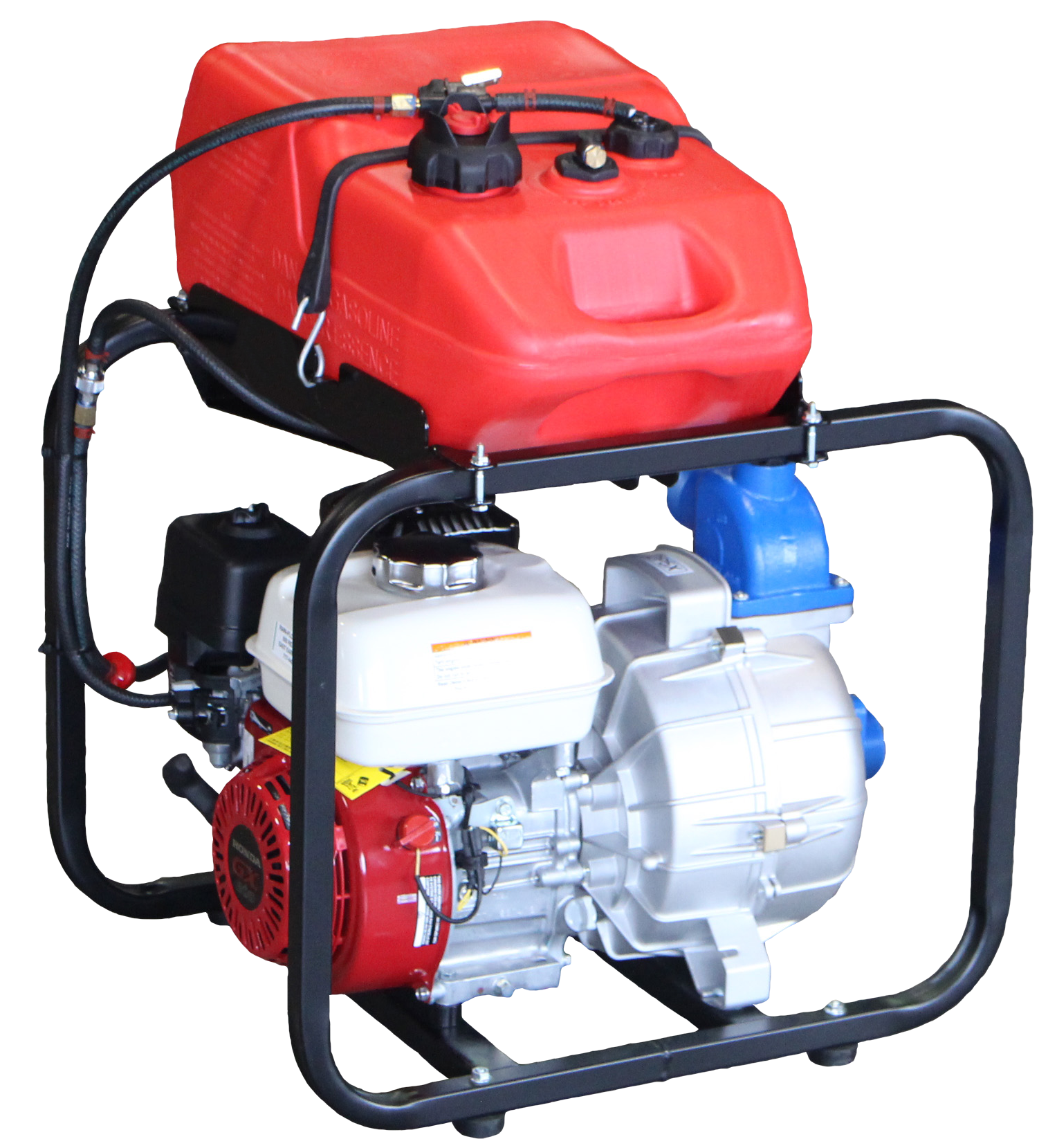 6 HP Portable Water Pump w/ 6 Gal Fuel Tank, WaterTec Fire