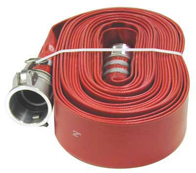 Red Lay flat hose
