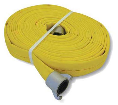 Yellow Single Jacket Fire Hose