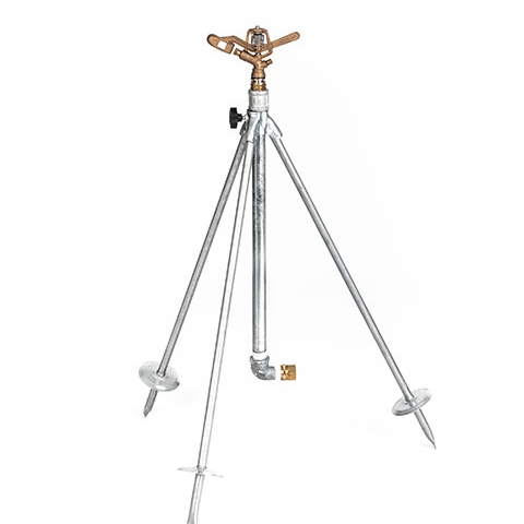 sprinkler stand 75 inch galvanized tripod normal